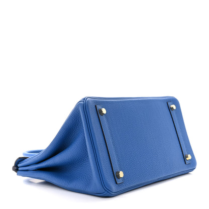 Hermes Togo Birkin 30 Bleu Zellige 4 of 12