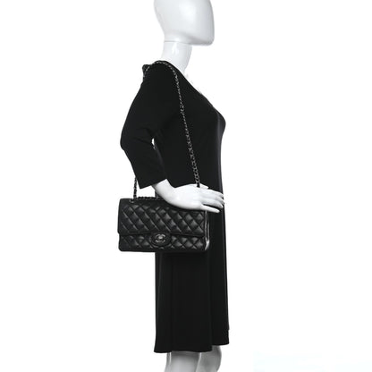 Chanel Caviar Quilted Medium Double Flap Black 2 of 10