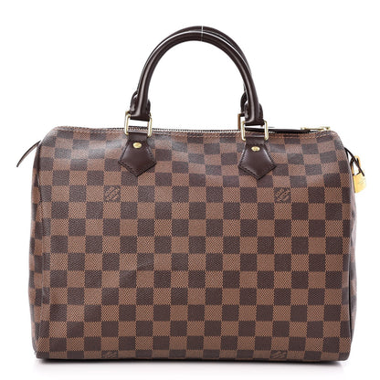 Louis Vuitton Damier Ebene Speedy 30 1 of 8