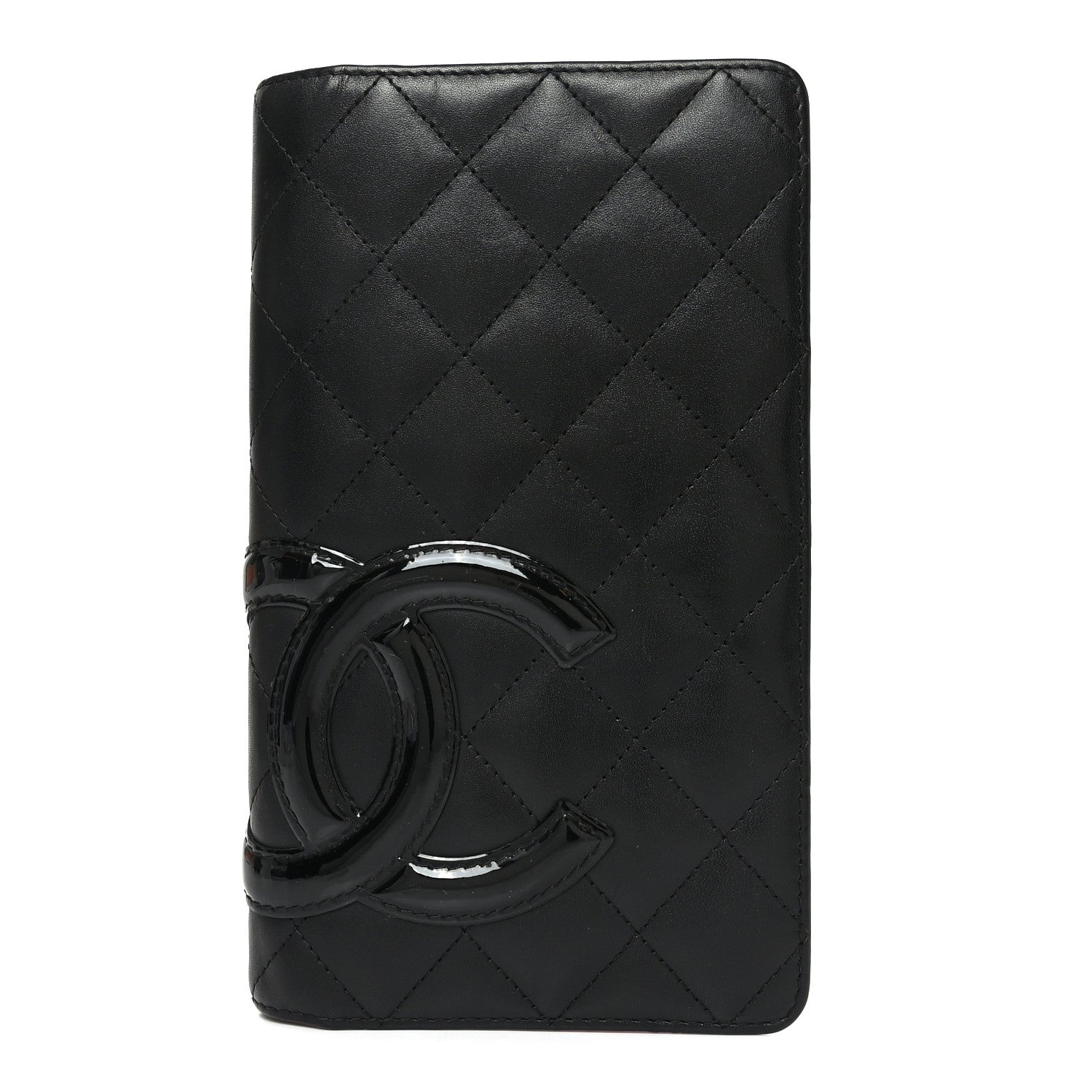 Chanel Calfskin Quilted Cambon Yen Wallet Black 1 of 7