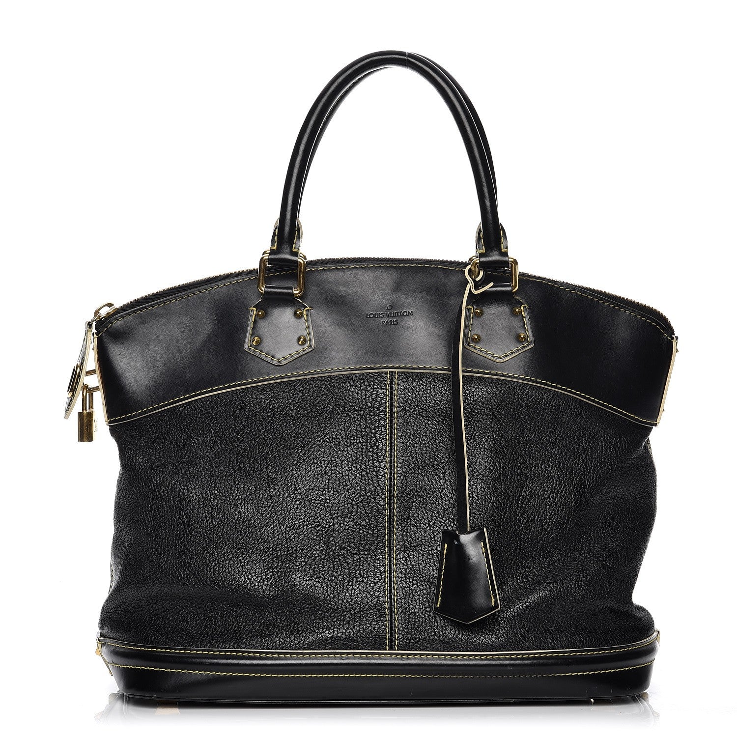 Louis Vuitton Suhali Lockit MM Black 1 of 17