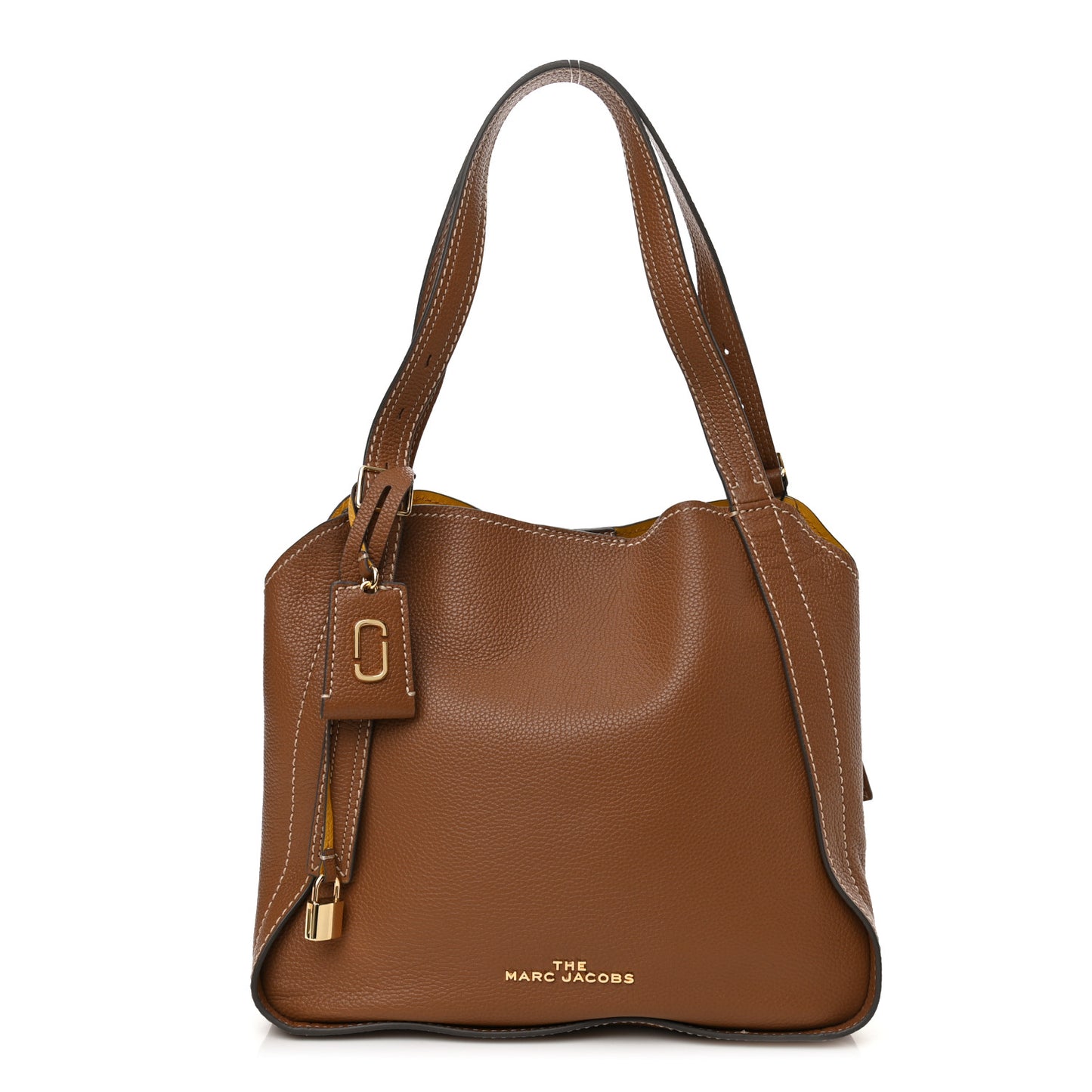 Grained Calfskin The Director Tote Brown