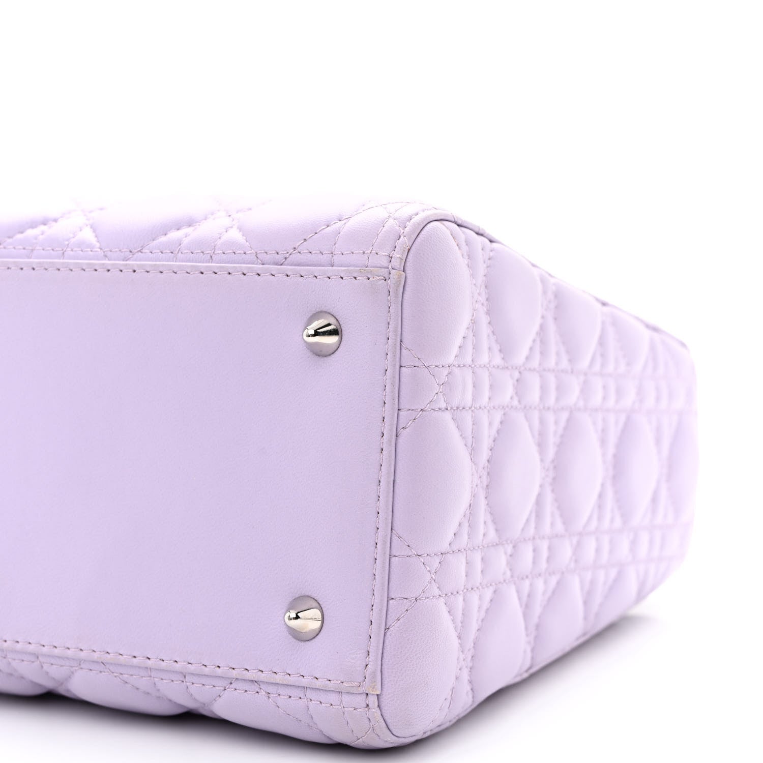Christian Dior Lambskin Cannage Medium Lady Dior Purple 10 of 14