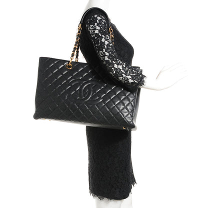 Chanel Caviar Quilted XL Grand Shopping Tote GST Black 1 of 6