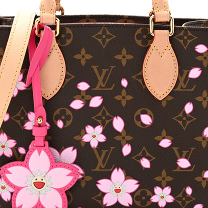Louis Vuitton LV X TM Monogram Cherry Blossom Onthego PM Sakura Brown 7 of 10