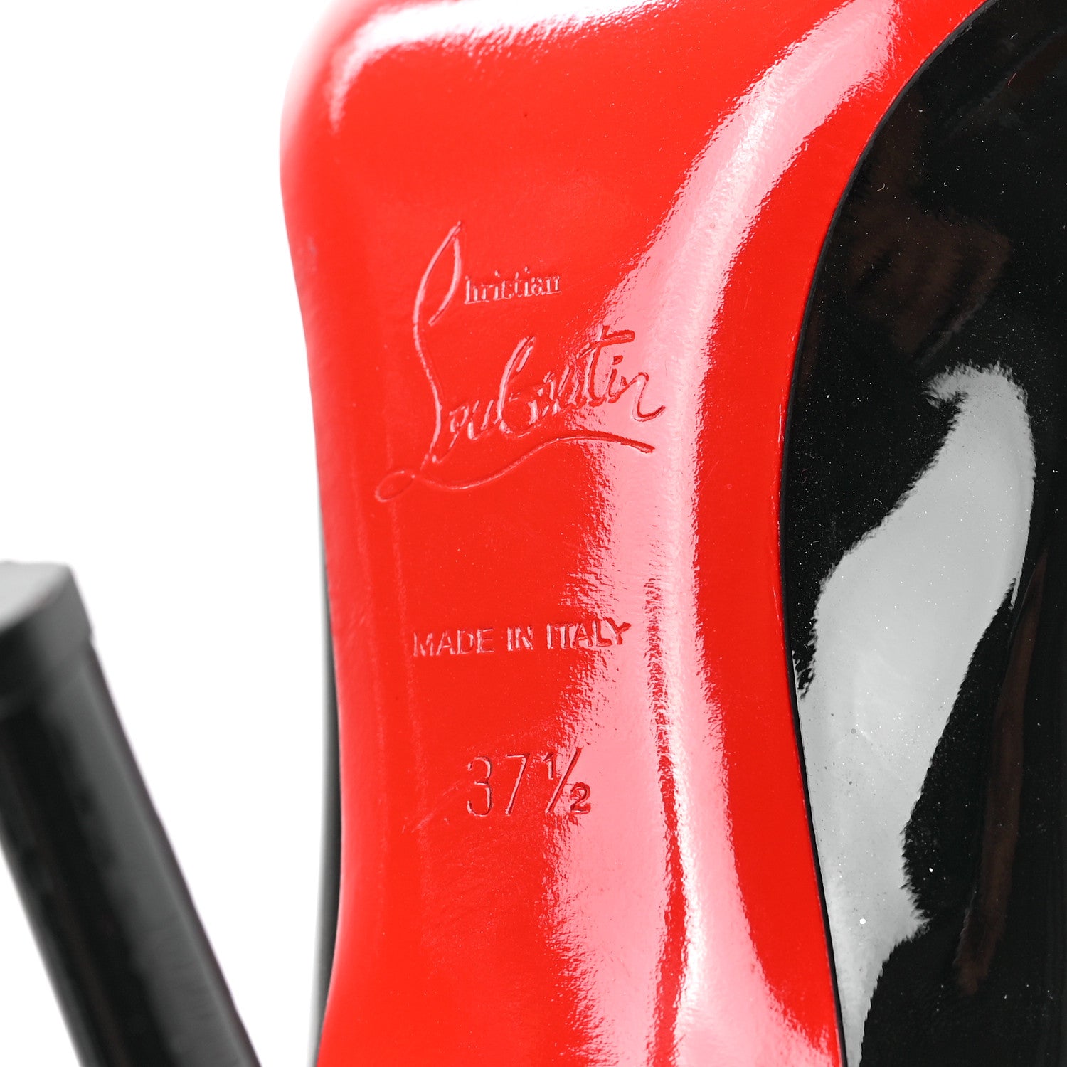 Christian Louboutin Patent Simple 85 Pumps 37.5 Black 6 of 8