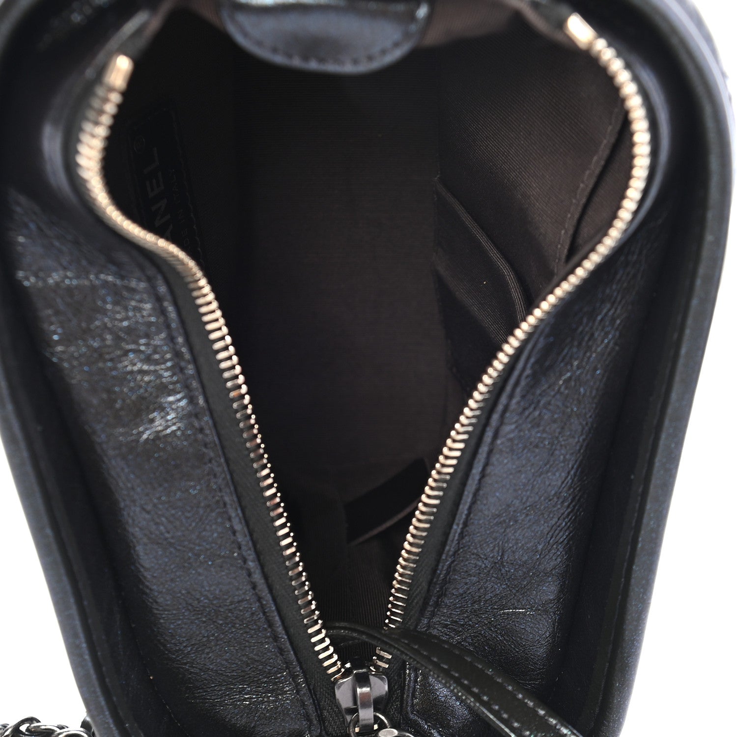 Chanel Aged Calfskin Chevron Quilted Small Gabrielle Hobo Green 4 of 8