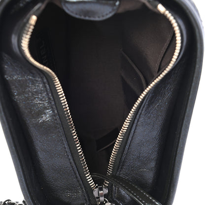 Chanel Aged Calfskin Chevron Quilted Small Gabrielle Hobo Green 4 of 8