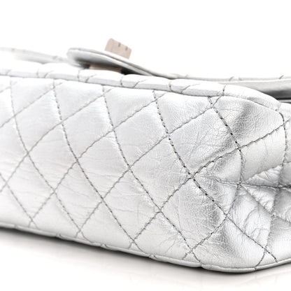 Chanel Metallic Lambskin Quilted 2.55 Reissue 226 Flap Silver 10 of 12