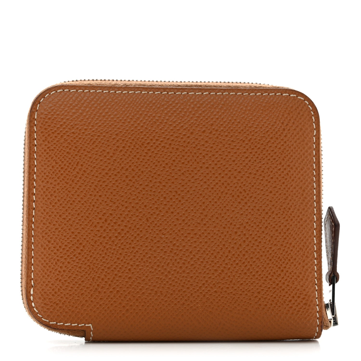 Hermes Epsom Silk'in Compact Wallet Gold 1 of 9