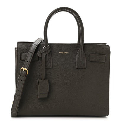 Saint Laurent Grained Calfskin Baby Sac De Jour Bronze 1 of 10
