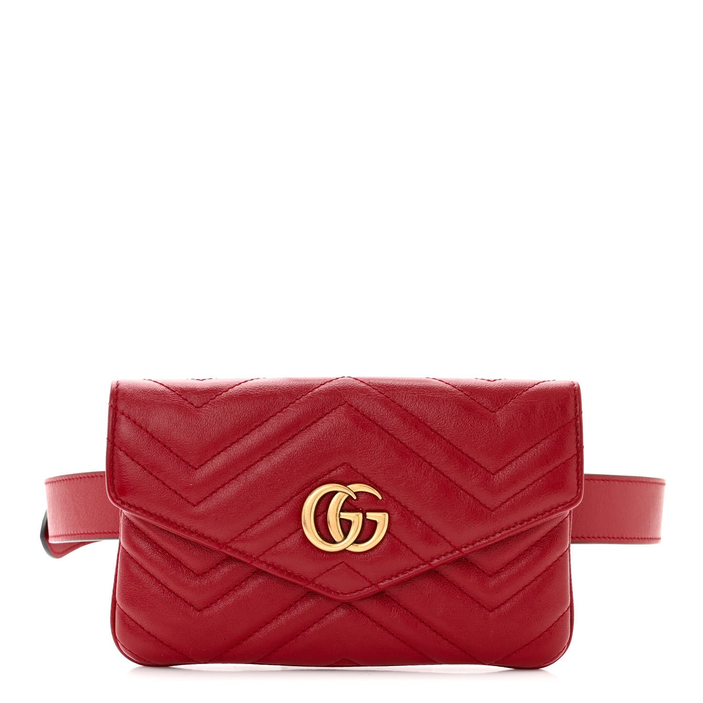 Azalea Calfskin Matelasse GG Marmont Multi Belt Bag 95 38 Romantic Cerise