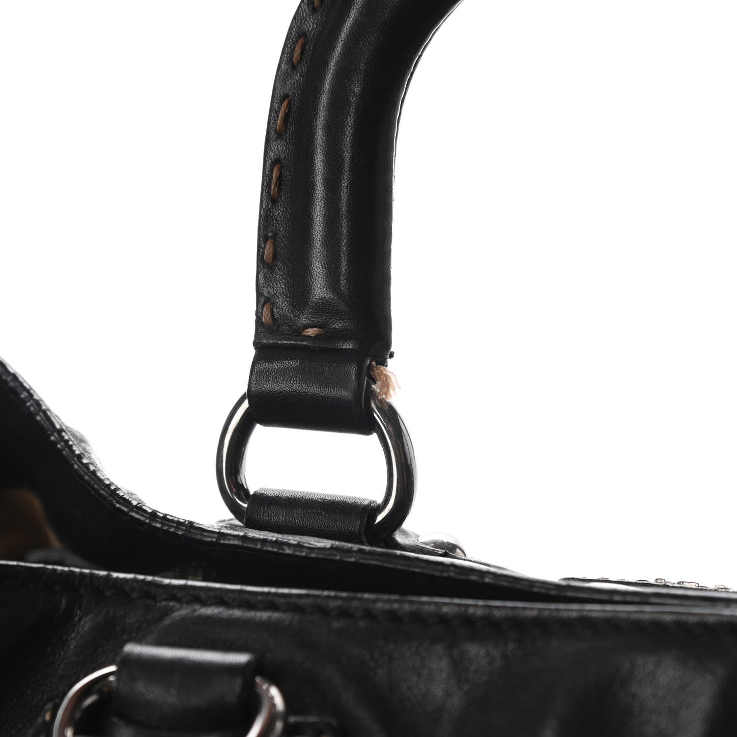 Prada Soft Calf Satchel Black 11 of 11