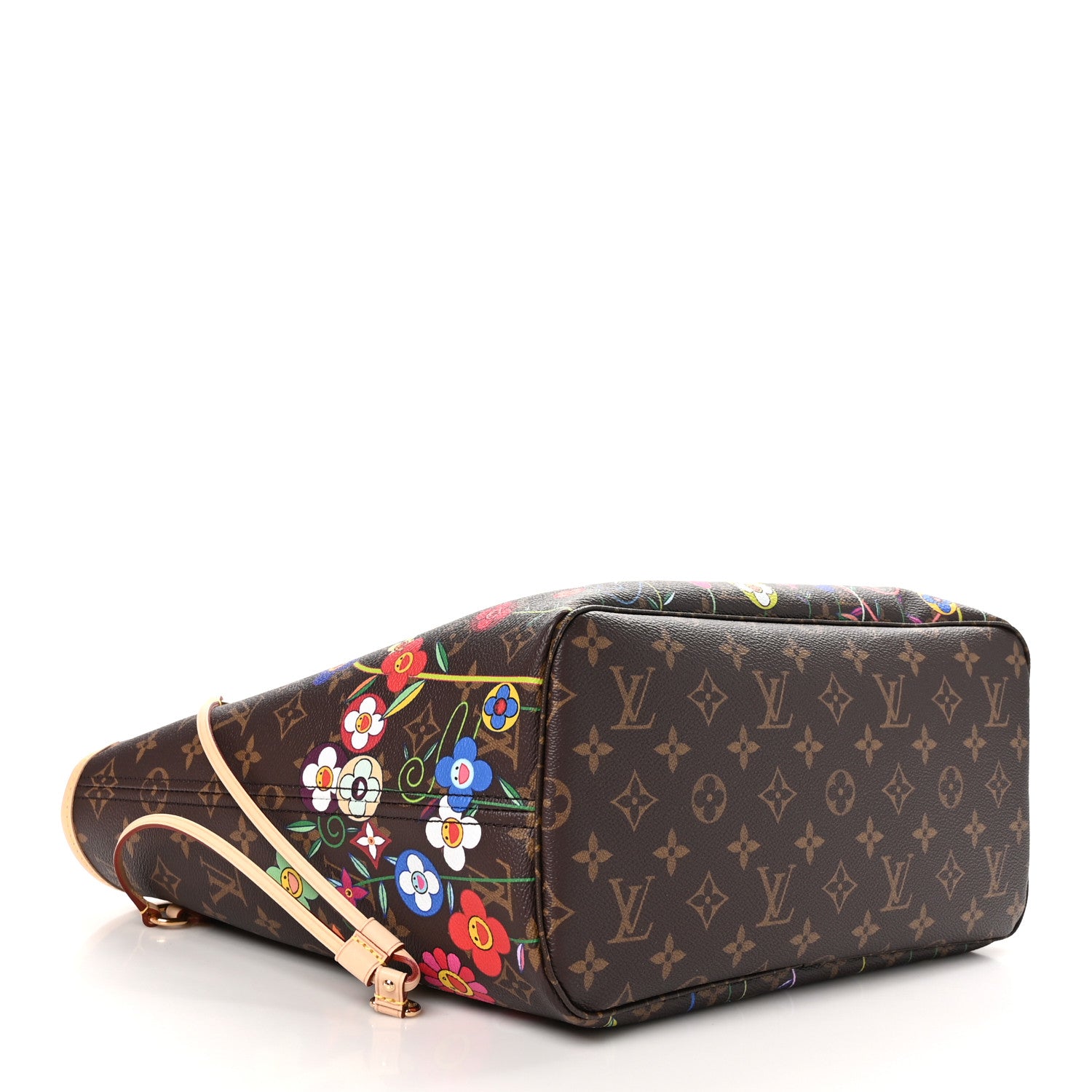 Louis Vuitton LV X TM Monogram Flowers Neverfull MM 5 of 10
