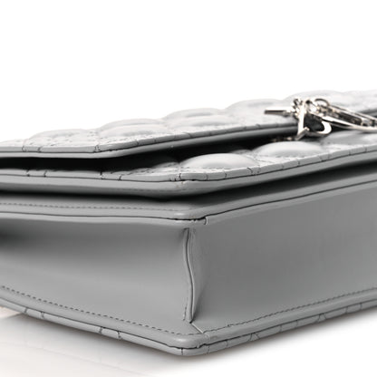 Christian Dior Lambskin Cannage My Dior Top Handle Bag Cloud Blue 9 of 10