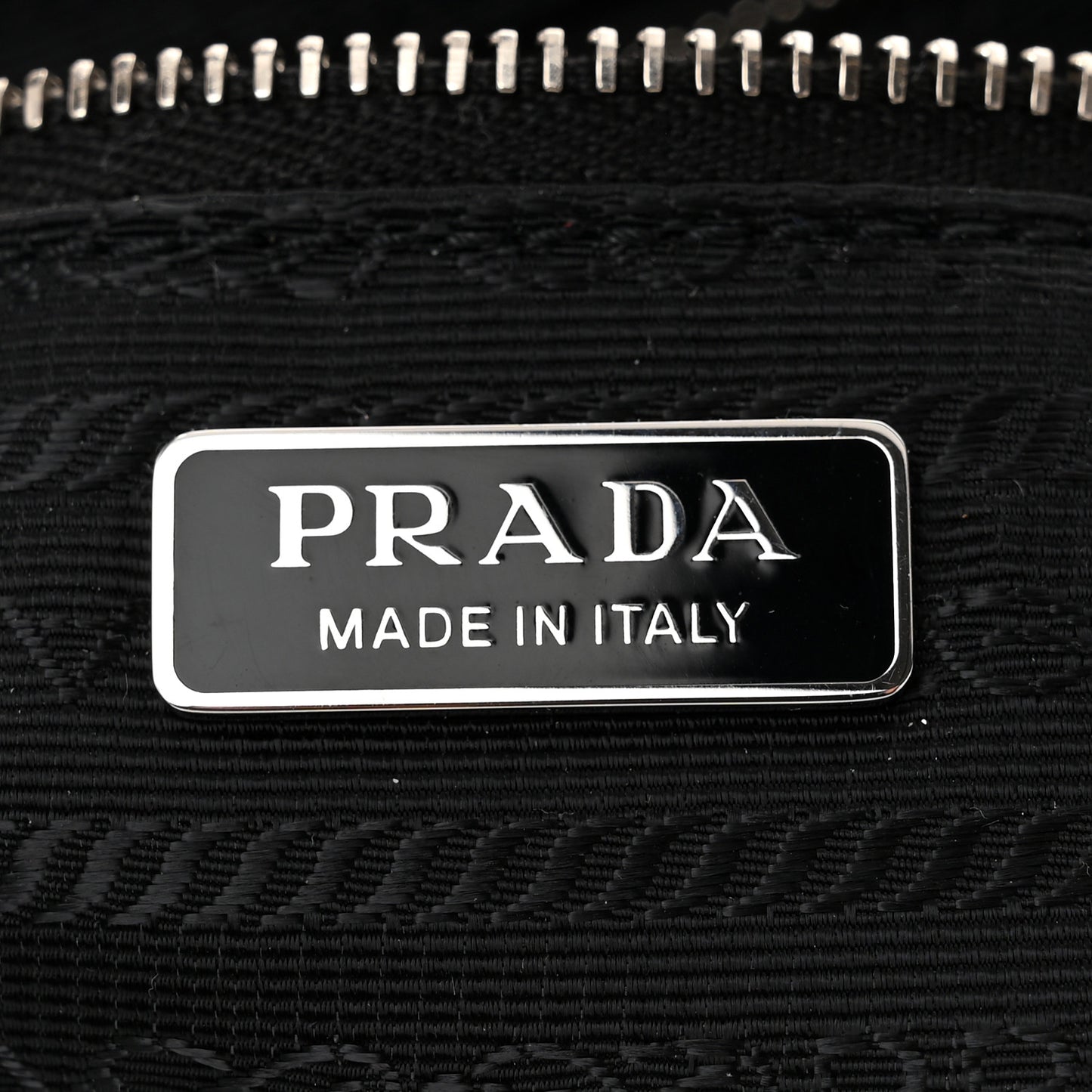 Tessuto Nylon Saffiano Mini Re-Edition 2005 Bag Black