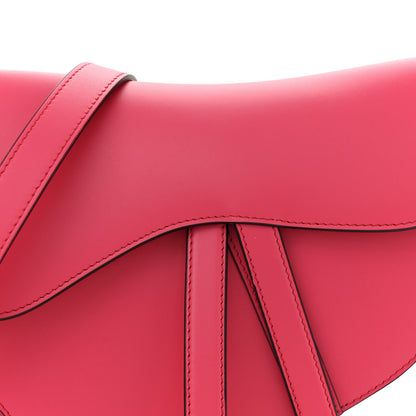Christian Dior Smooth Calfskin Saddle Bag With Strap Fuchsia 8 of 11