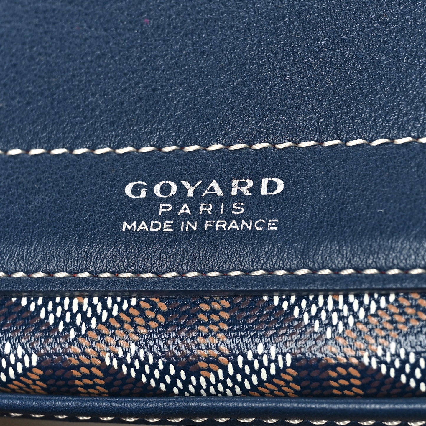 Goyardine Rouette PM Blue Marine