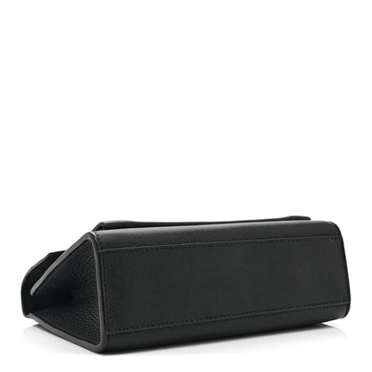 Louis Vuitton Soft Calfskin Mylockme Chain Bag BB Black 4 of 10