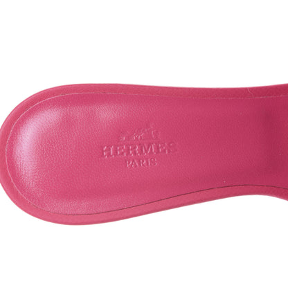 Hermes Epsom Oasis Sandals 37 Rose Pourpre 7 of 11