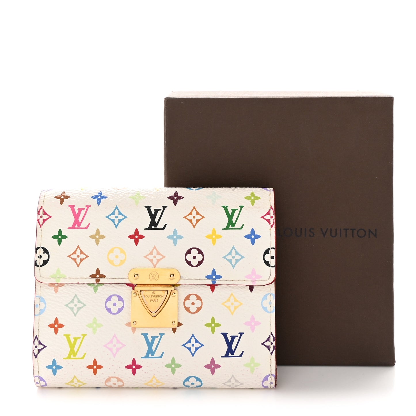 Monogram Multicolor Koala Wallet White