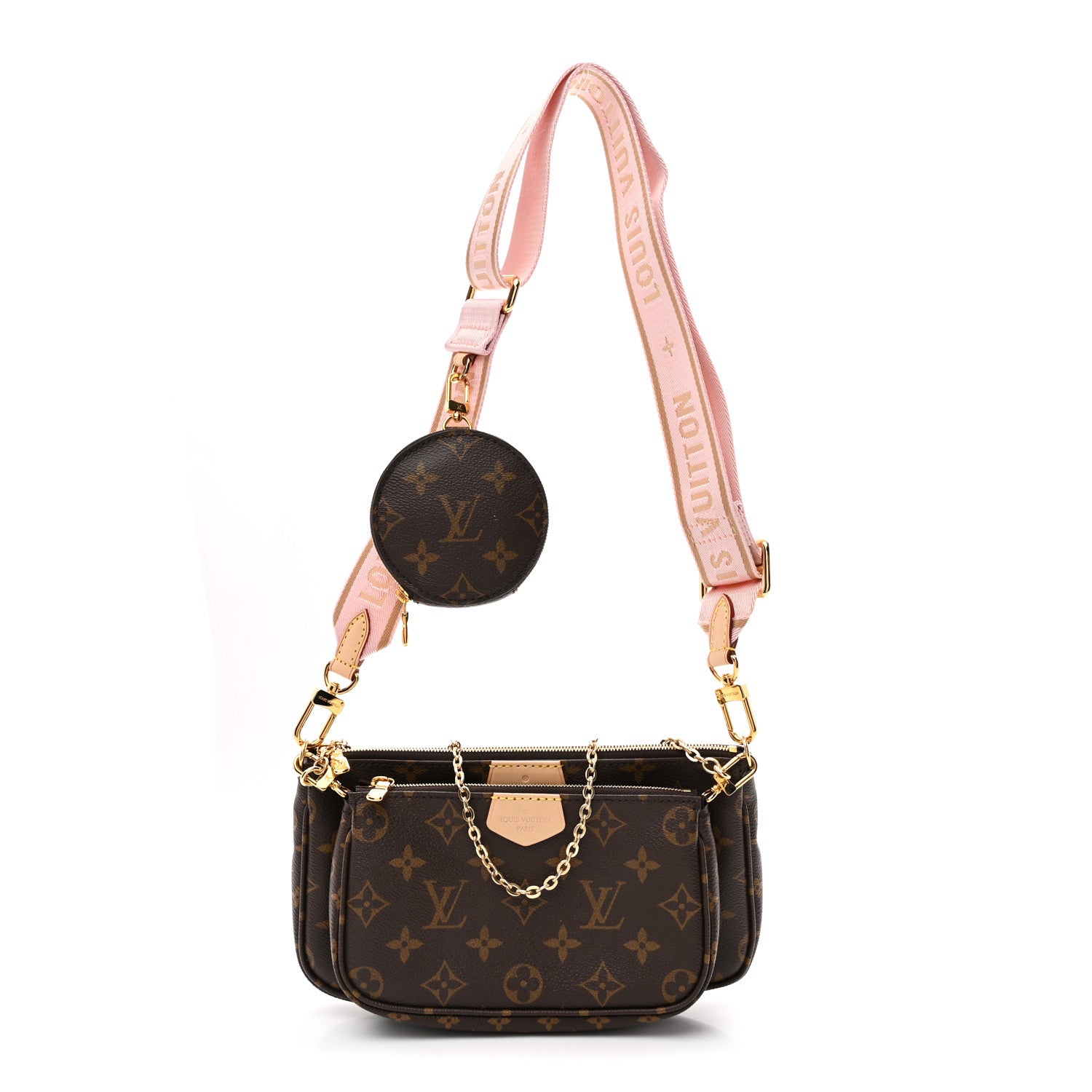 Louis Vuitton Monogram Multi Pochette Accessories Rose Clair 1 of 11