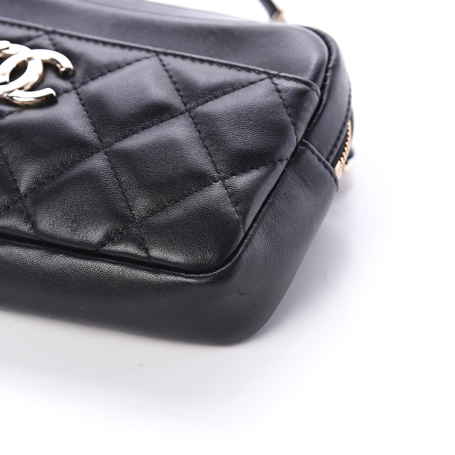 Chanel Lambskin Quilted Waist Bag Black 9 of 9