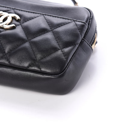 Chanel Lambskin Quilted Waist Bag Black 9 of 9