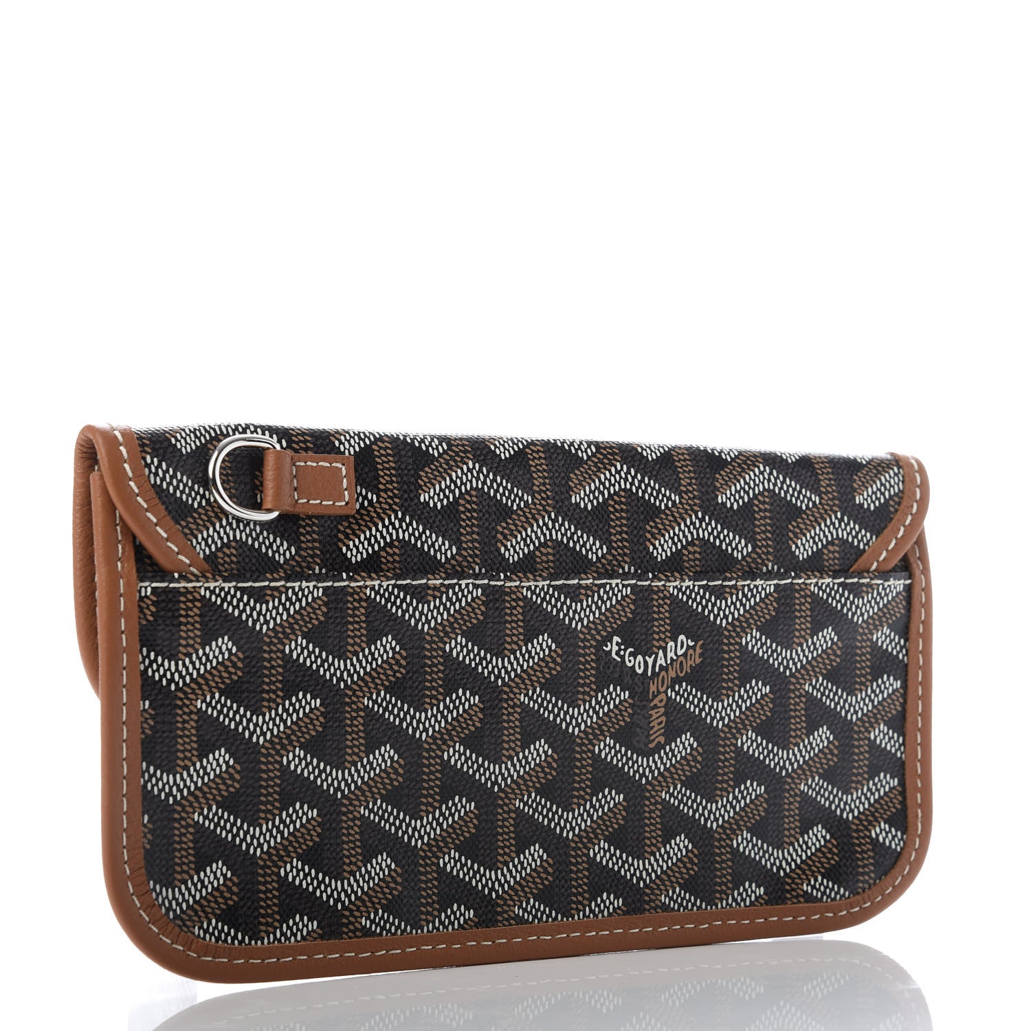 Goyard Goyardine Pouch Black Gold 3 of 6
