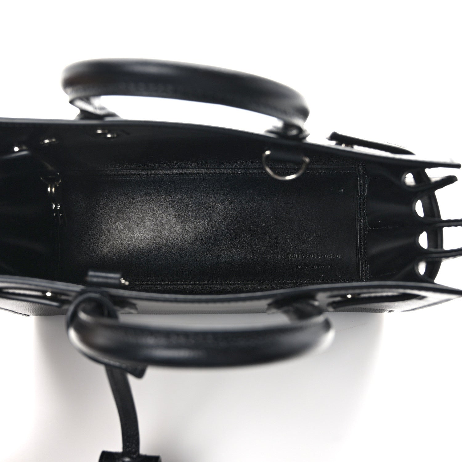 Saint Laurent Grained Calfskin Nano Sac De Jour Black 5 of 12