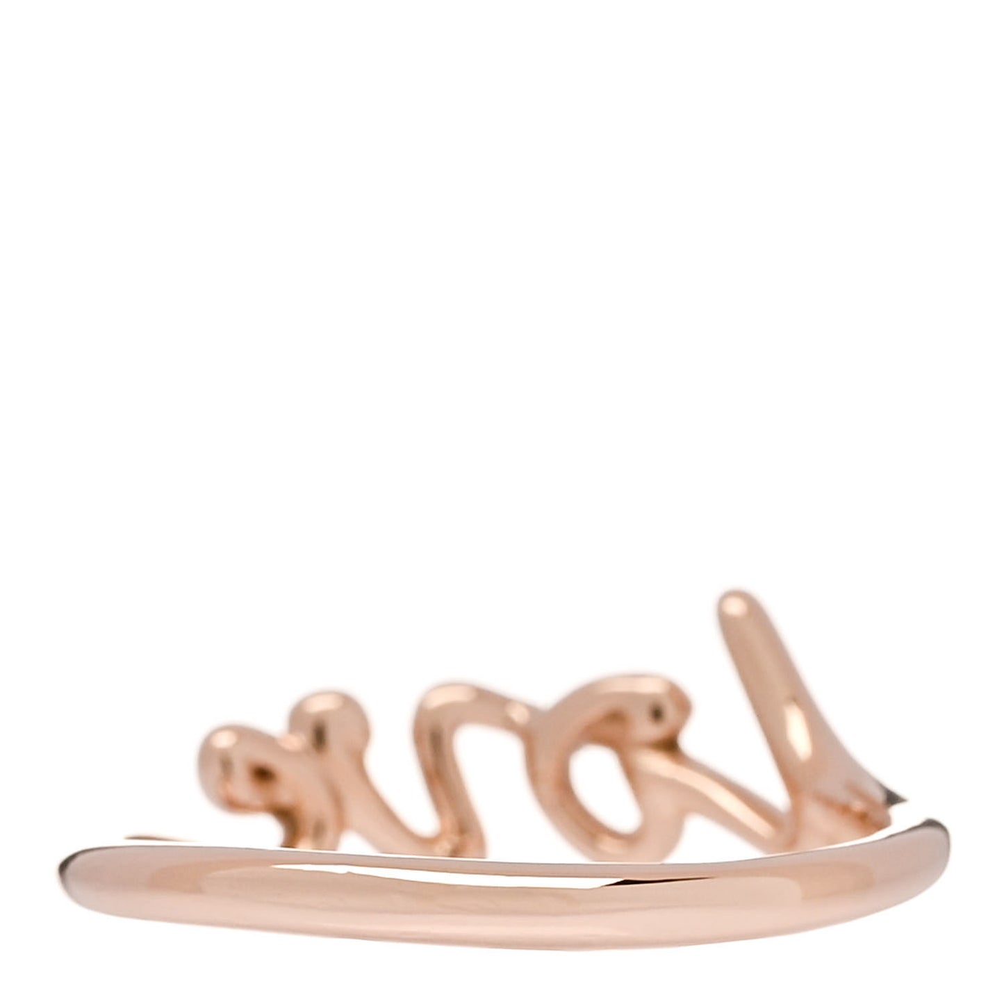 18K Rose Gold Paloma's Graffiti Love Ring 50 5.5
