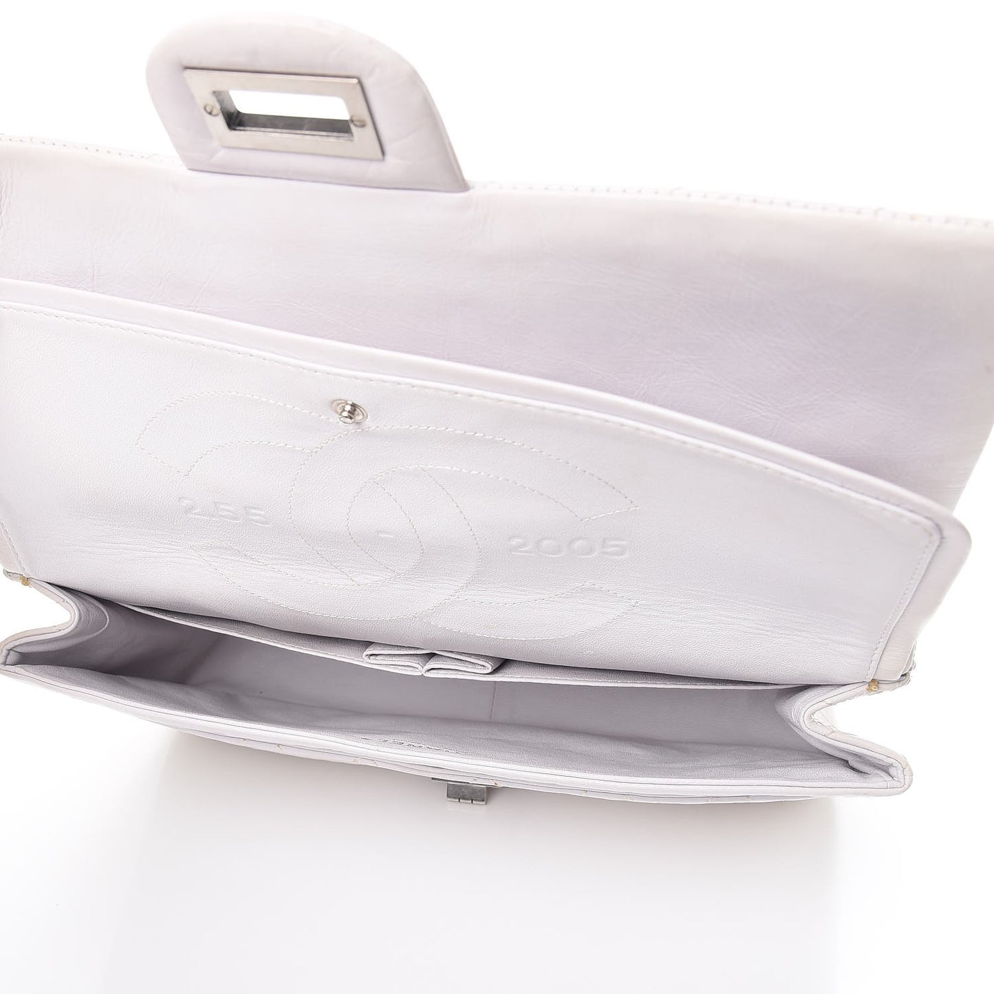 Aged Calfskin 50th Anniversary 2.55 Reissue 227 White