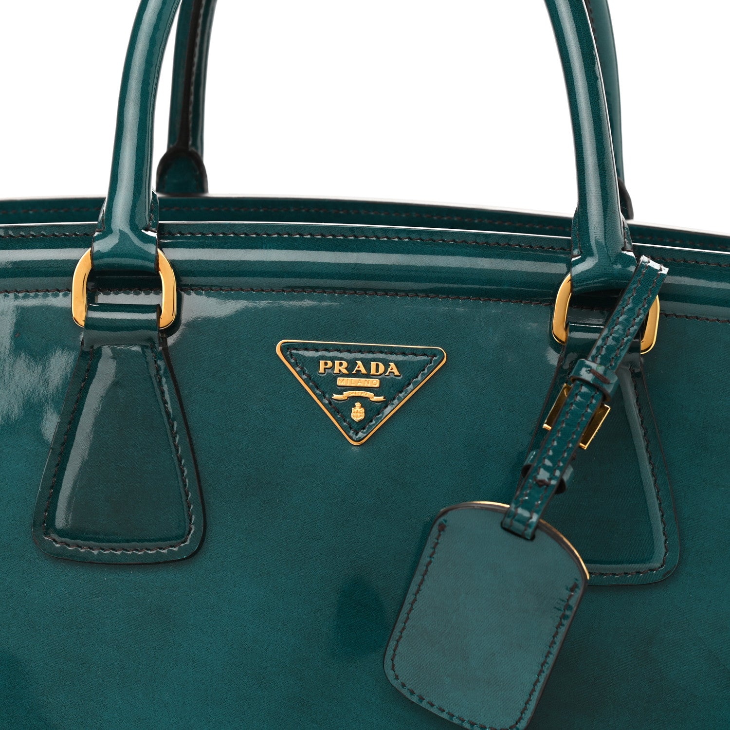 Prada Spazzolato Parabole Tote Fume 8 of 13