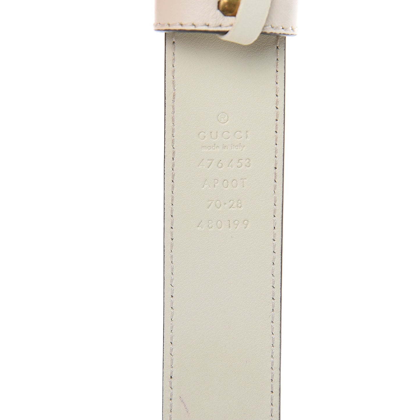 Calfskin Dionysus 30mm Belt 70 28 Mystic White