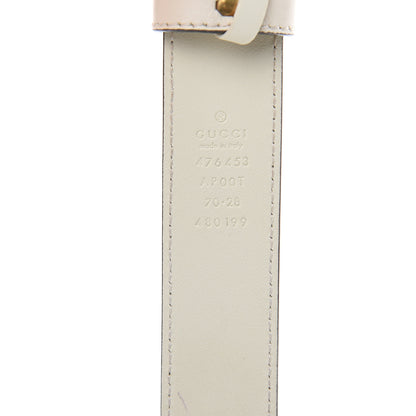 Gucci Calfskin Dionysus 30mm Belt 70 28 Mystic White 4 of 6