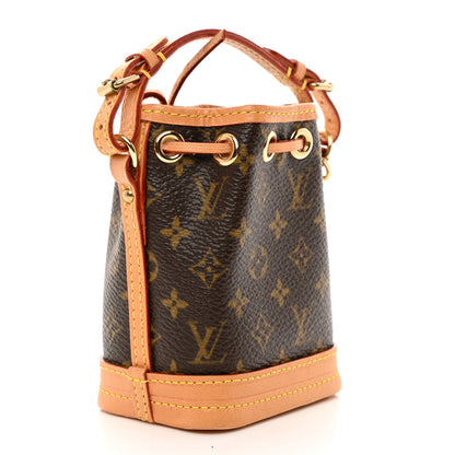 Louis Vuitton Monogram Micro Noe Bag Charm Key Ring 4 of 7