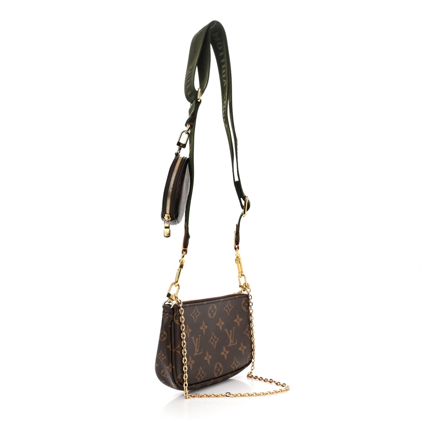 Monogram Multi Pochette Accessories Kaki