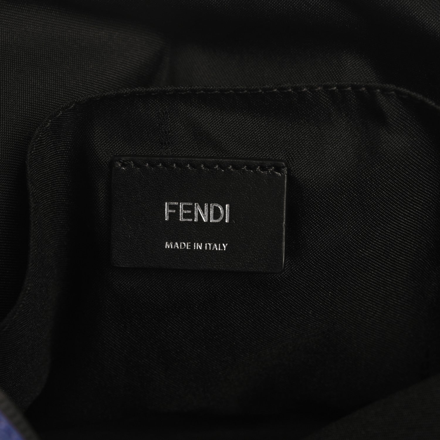 Fendi Nylon Vitello Century Vocabulary Camera Bag Blue Cobalto Blue Neon Sunflower 6 of 7