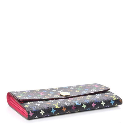 Louis Vuitton Monogram Multicolor Sarah Wallet Black Grenade 4 of 12