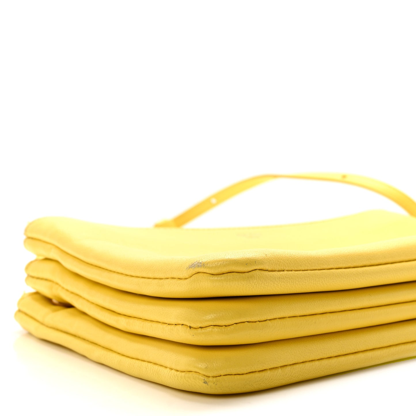 Lambskin Small Trio Crossbody Bag Citron