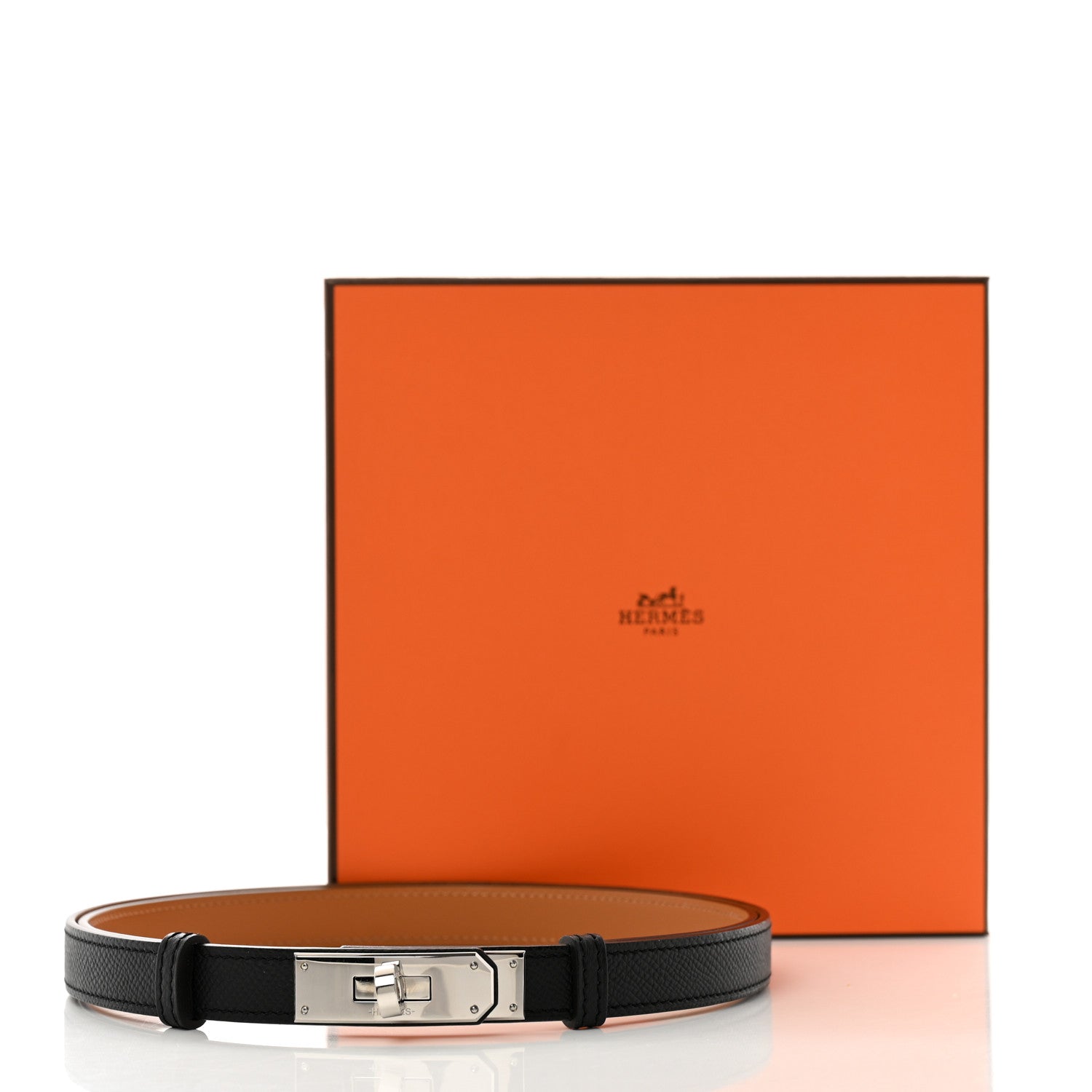 Hermes Epsom Kelly Belt Black 4 of 4