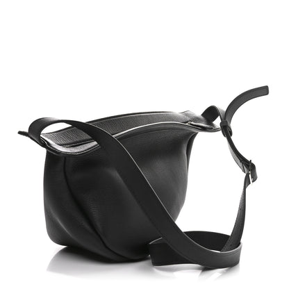 The Row Smooth Calfskin Small Slouchy Banana Bag Black 3 of 10
