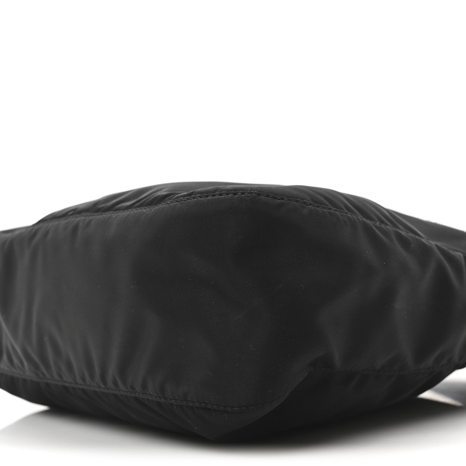 Prada Re-Nylon Nappa Triangle Zip Pocket Bag Tote Black 9 of 9