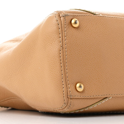 Chanel Caviar CC Stitched Medium Tote Beige 9 of 12