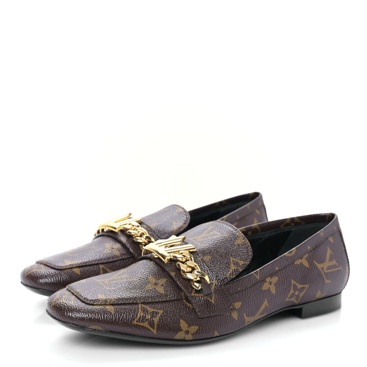 Monogram Upper Case Flat Loafer 38
