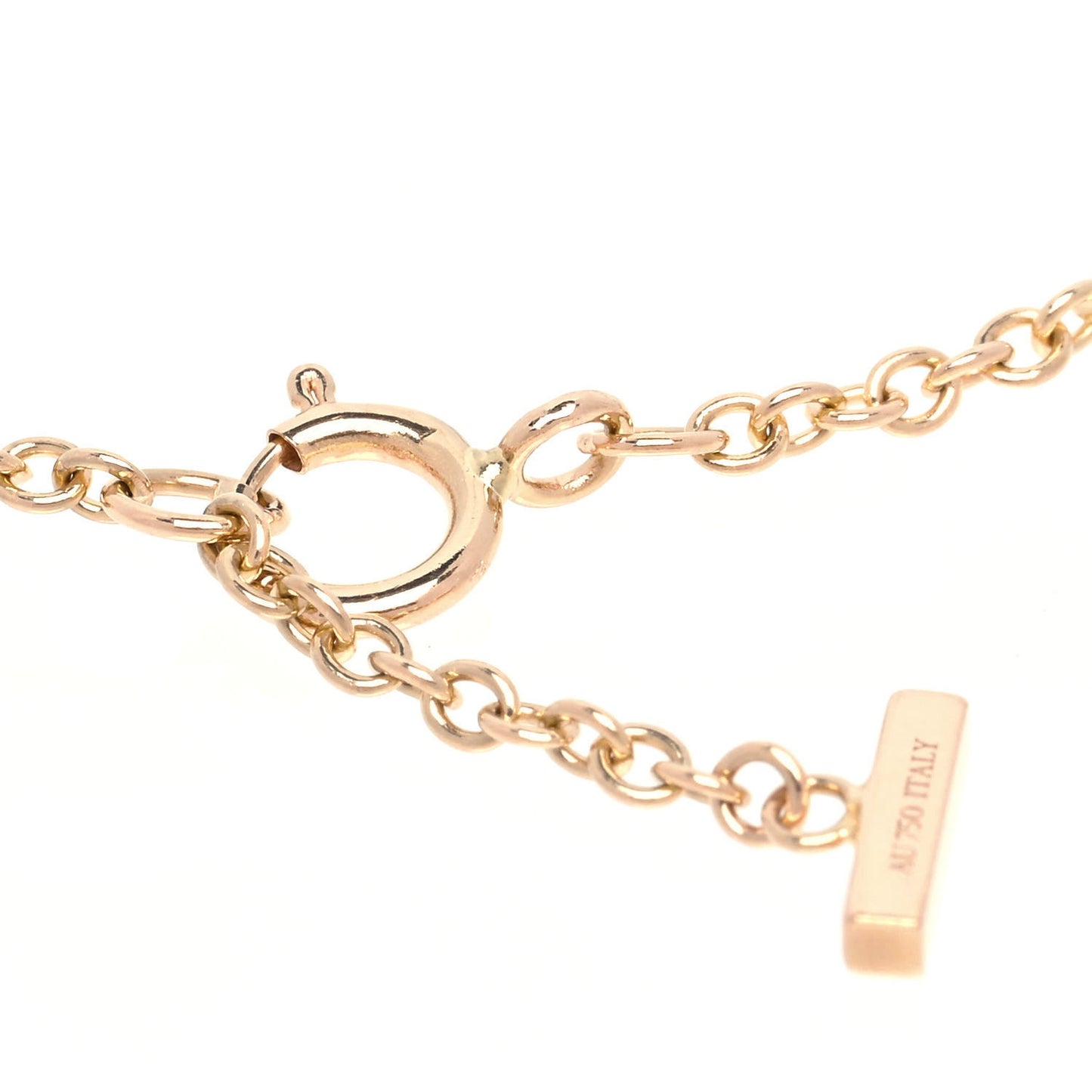 18K Rose Gold T Smile Bracelet