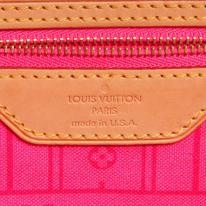 Louis Vuitton Monogram Roses Neverfull MM 6 of 7