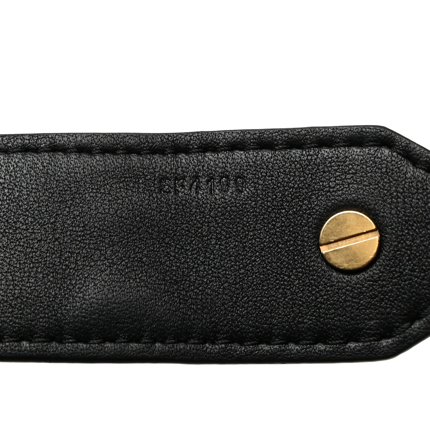 Reverse Monogram Bandouliere Shoulder Strap XL Black