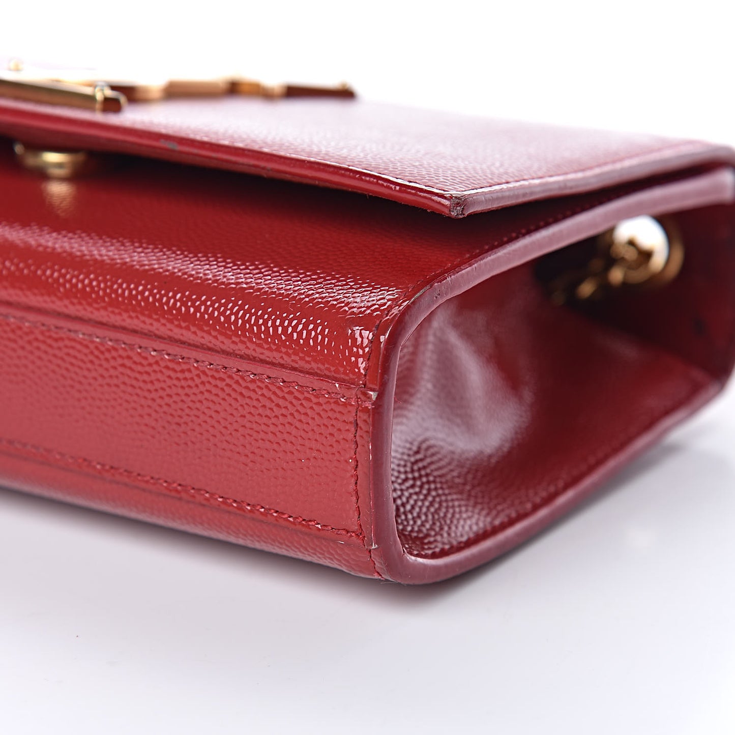 Grain De Poudre Small Monogram Kate Satchel Red