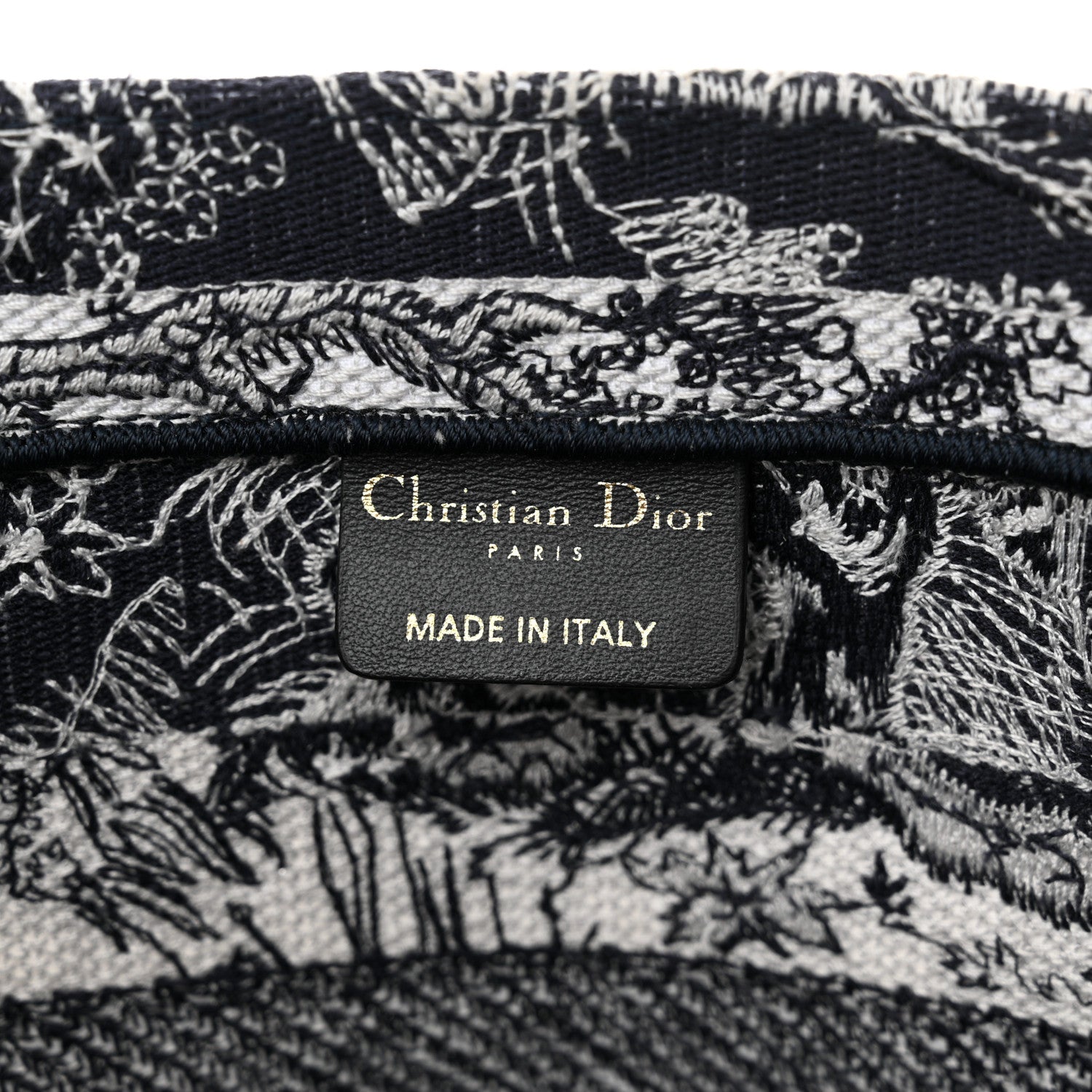 Christian Dior Canvas Embroidered Medium Dioriviera Toile De Jouy Book Tote White 6 of 14